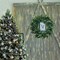 24&#x22; Rustic Pine Wreath with Natural Cones - Charming Artificial Home Decor